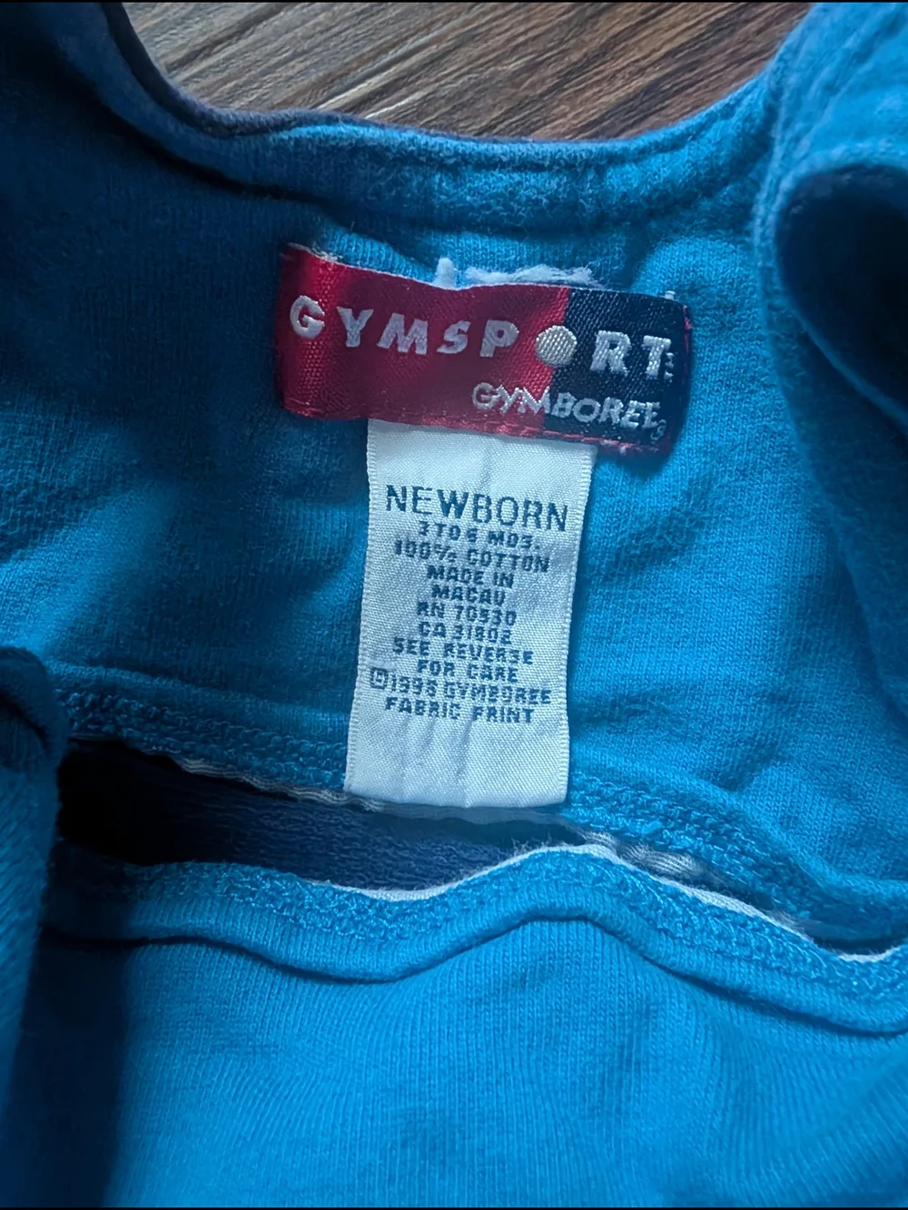 Vintage Gymsport Gymboree Navy Short Overalls With Motorcycle Embroidery‎